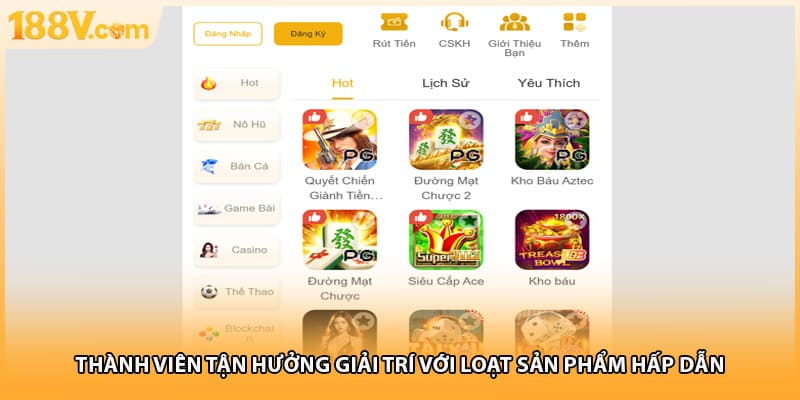 Thành viên tận hưởng giải trí với loạt sản phẩm hấp dẫn